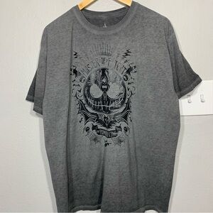 Disney Nightmare Before Christmas‎ Skellington Master of Fright Gray Tee Large